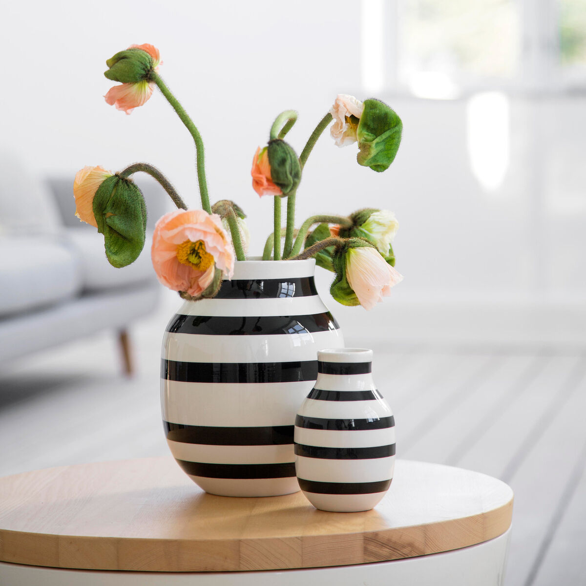 Omaggio Vase 200 mm Svart