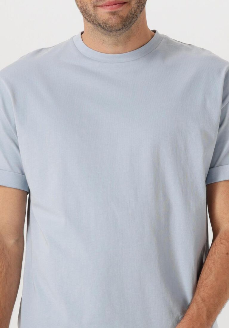 lichtblauwe drykorn t-shirt thilo 520198