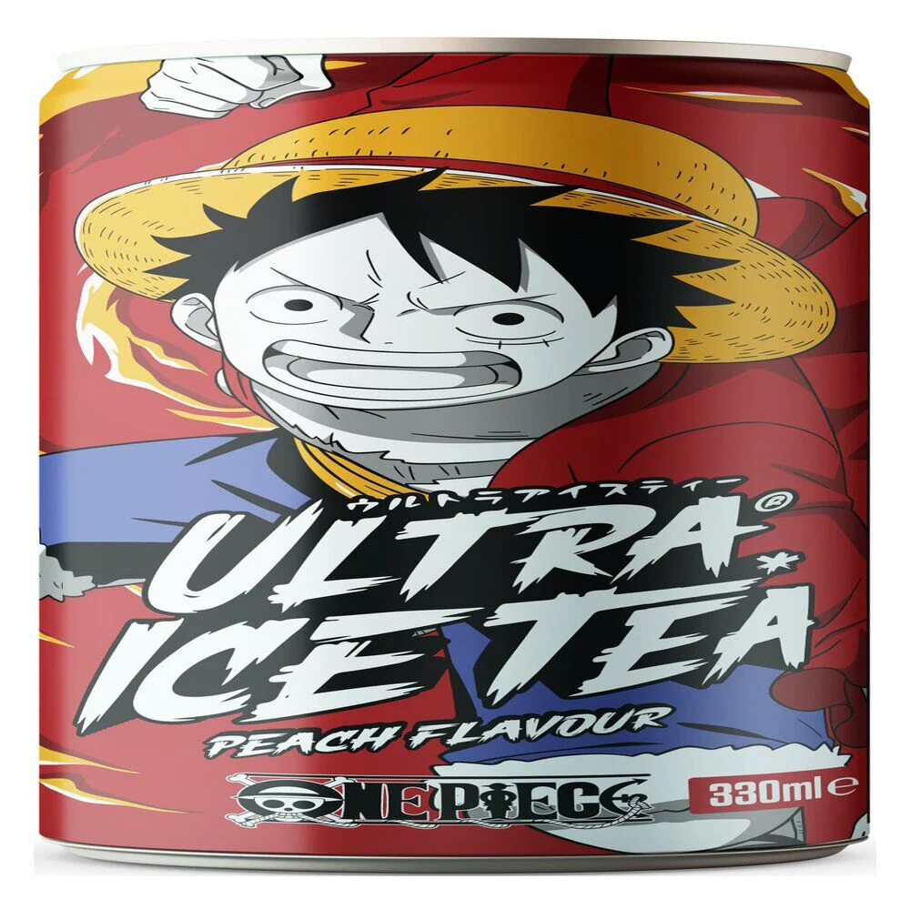 Thé glacé Ultra Ice Tea goût pêche Luffy 330ml