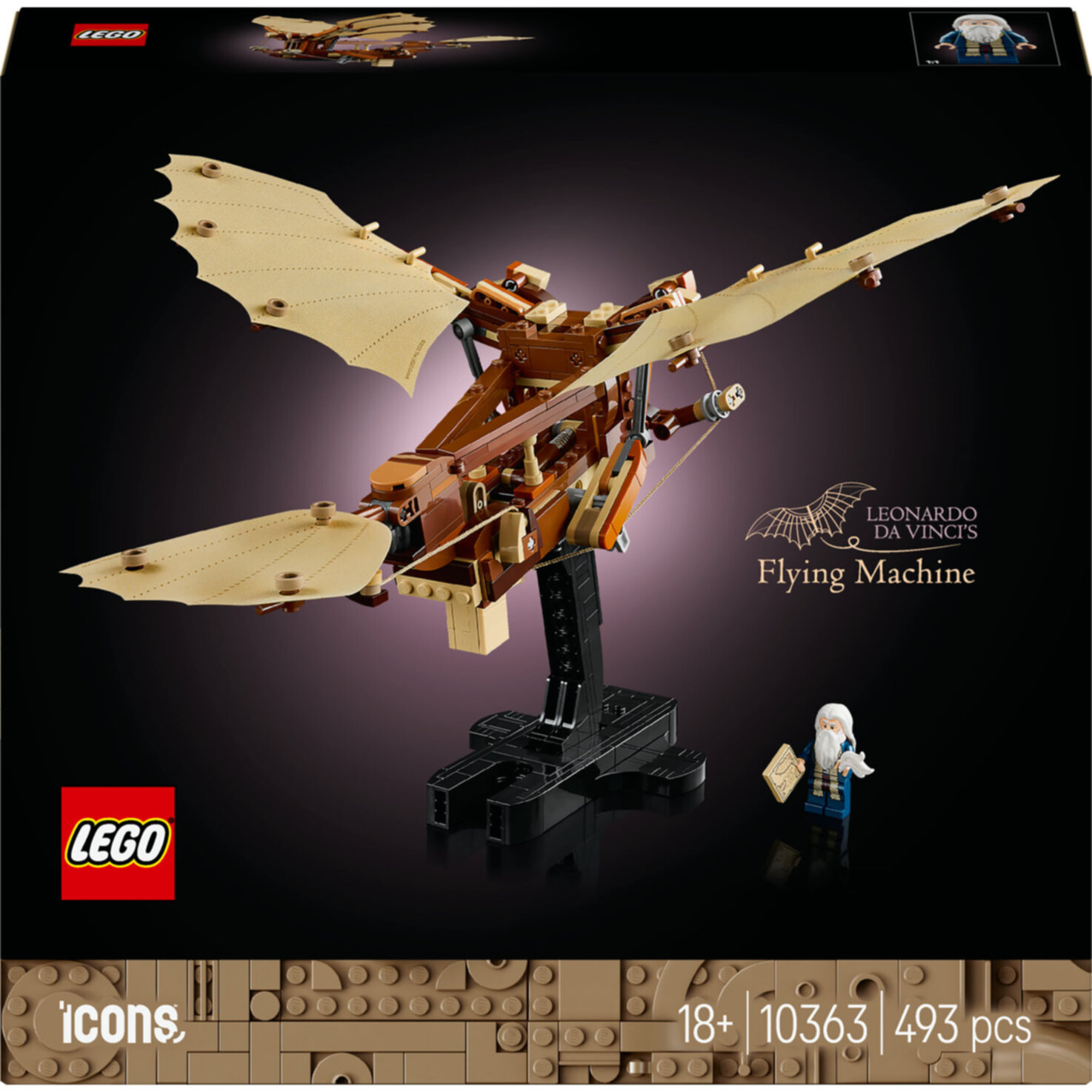 LEGO® Icons 10363 Leonardo da Vincis Fluggerät