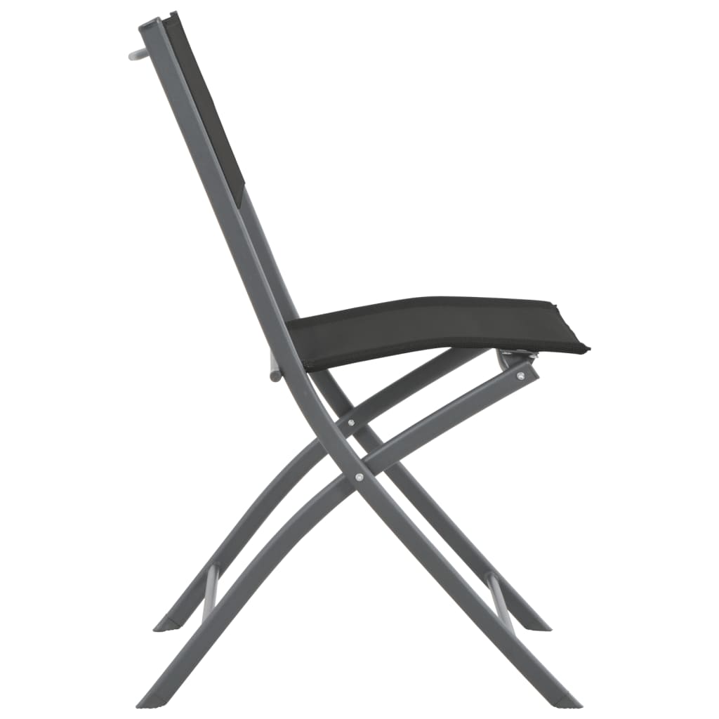 Mobilier de salle à manger d'extérieur 5 pièces acier