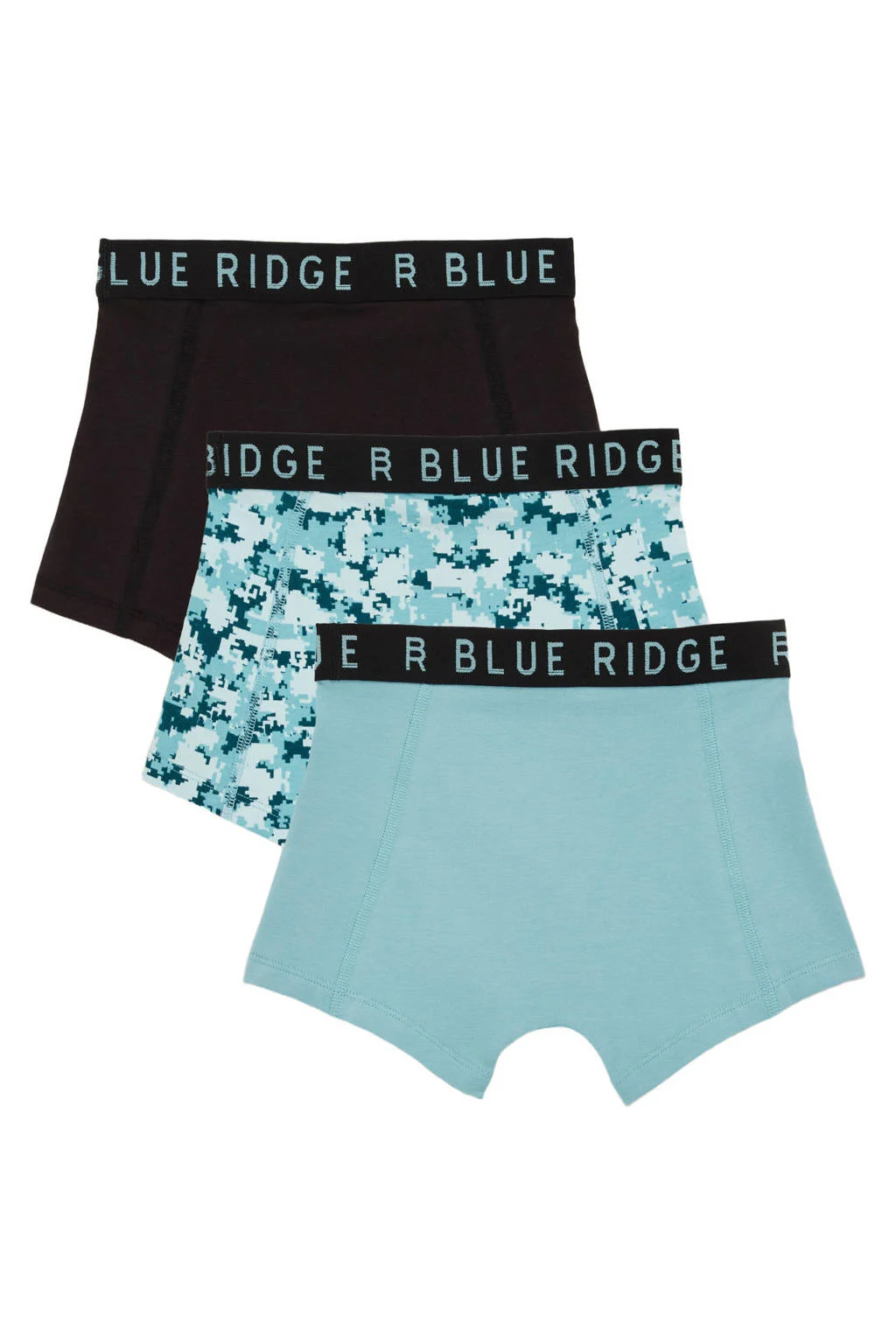 WE Fashion Blue Ridge boxershort - set van 3 blauw