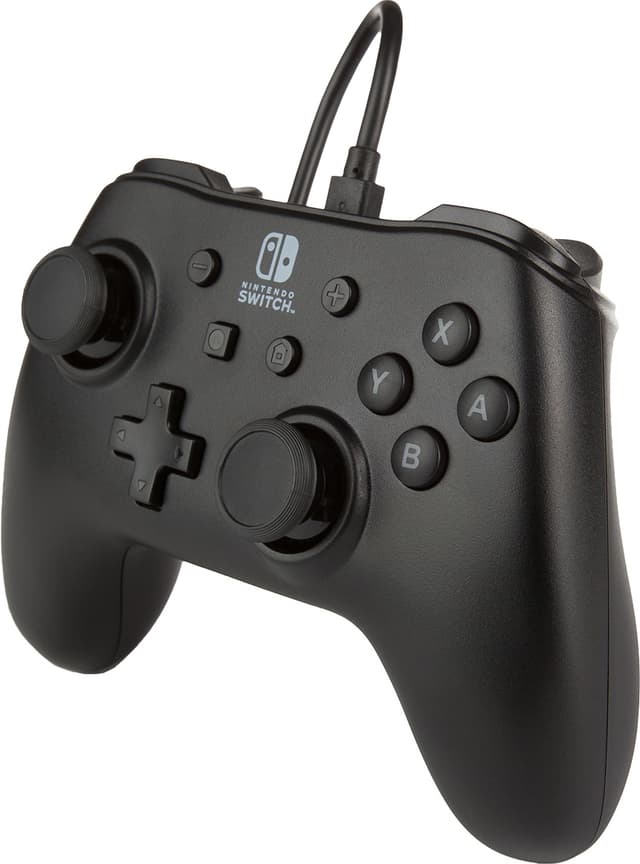 PowerA Nintendo Switch USB-kablet gamepad (sort)