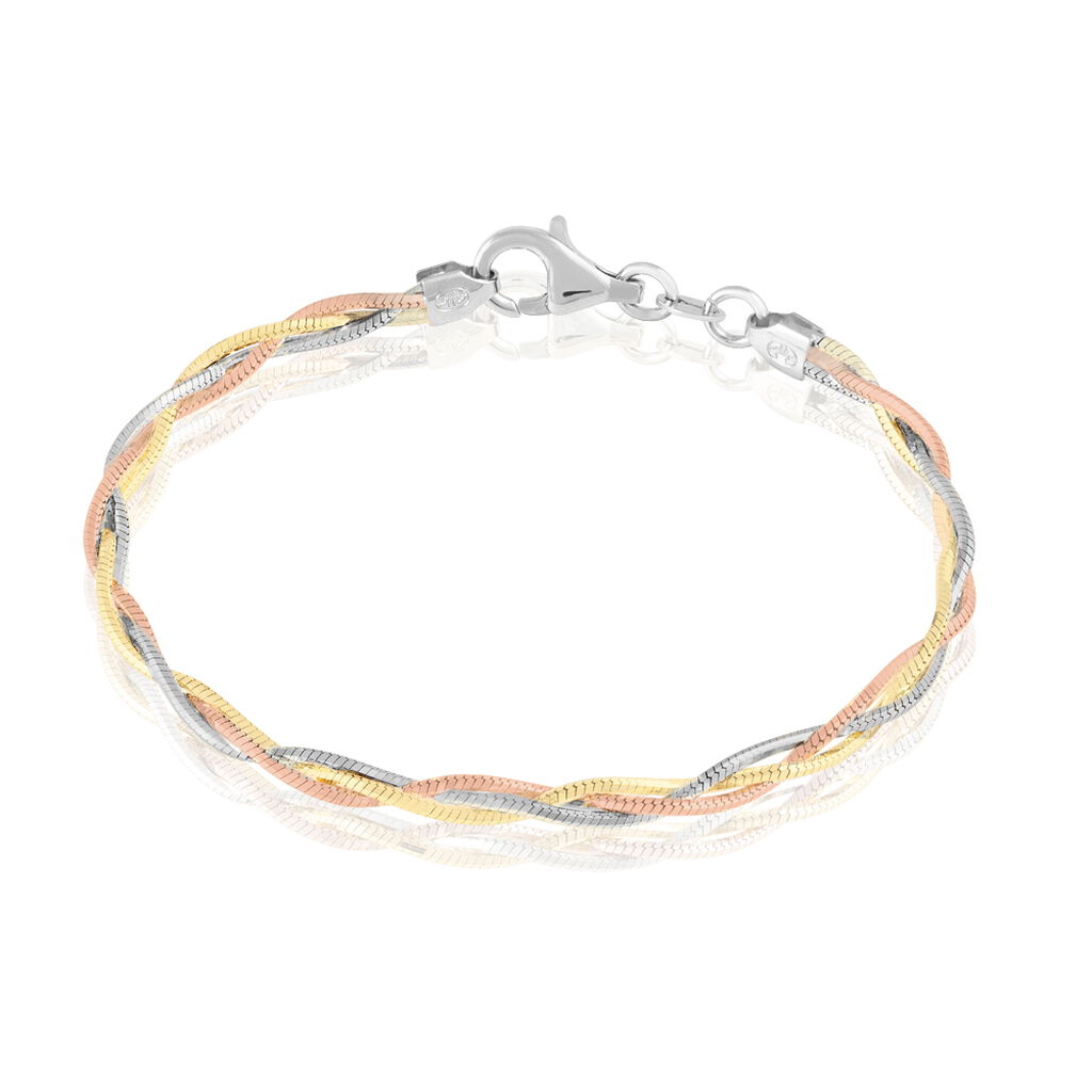 Bracelet Eira Argent Tricolore