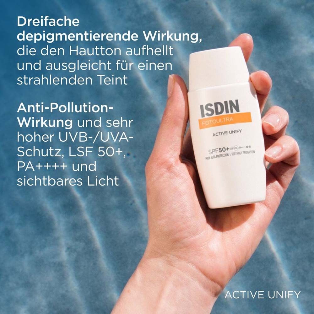 ISDIN Fotoultra Active unify Fusion Fluid LSF 50+