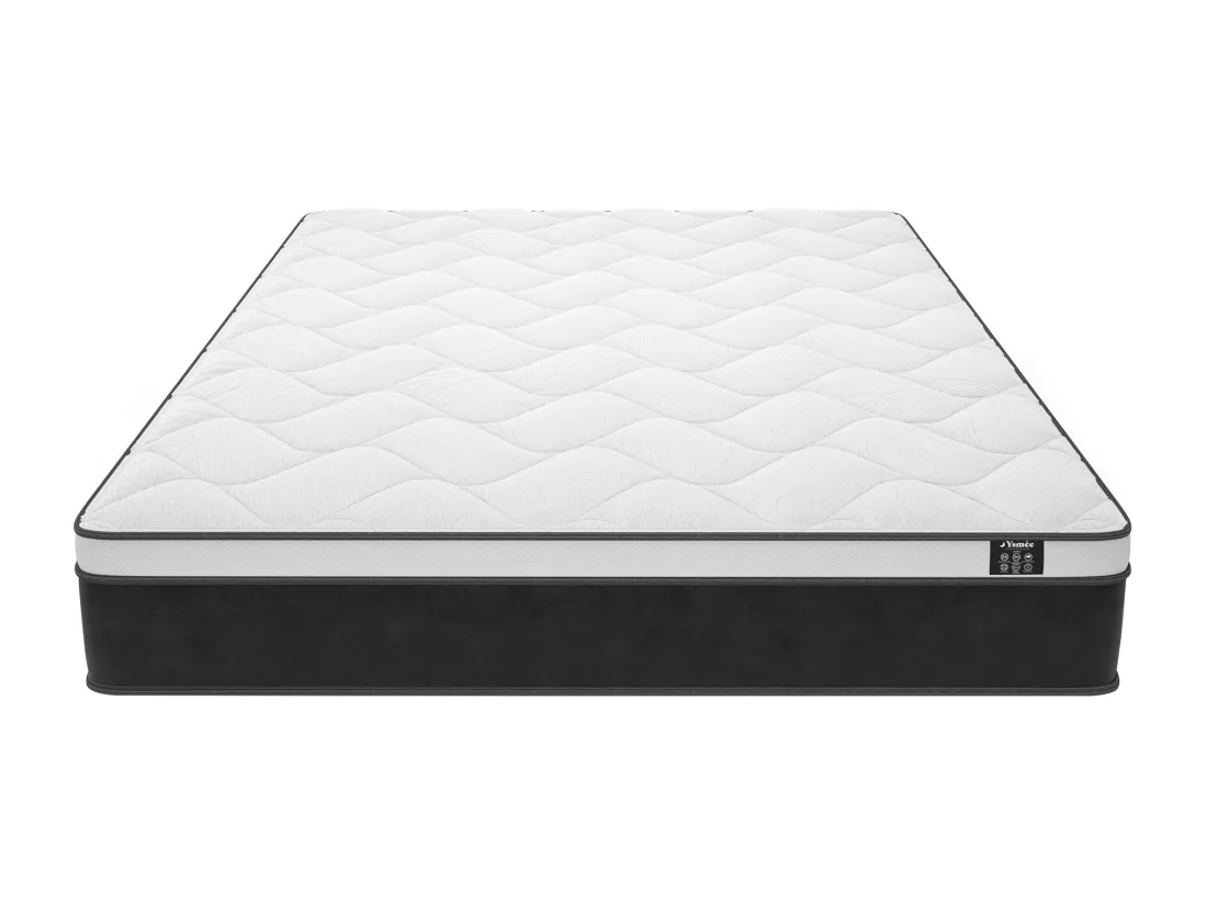 Matelas 180 x 200 cm hybride ressorts ensachés et mémoire de forme ép.25cm - ASTRIA Art Collection de YSMÉE