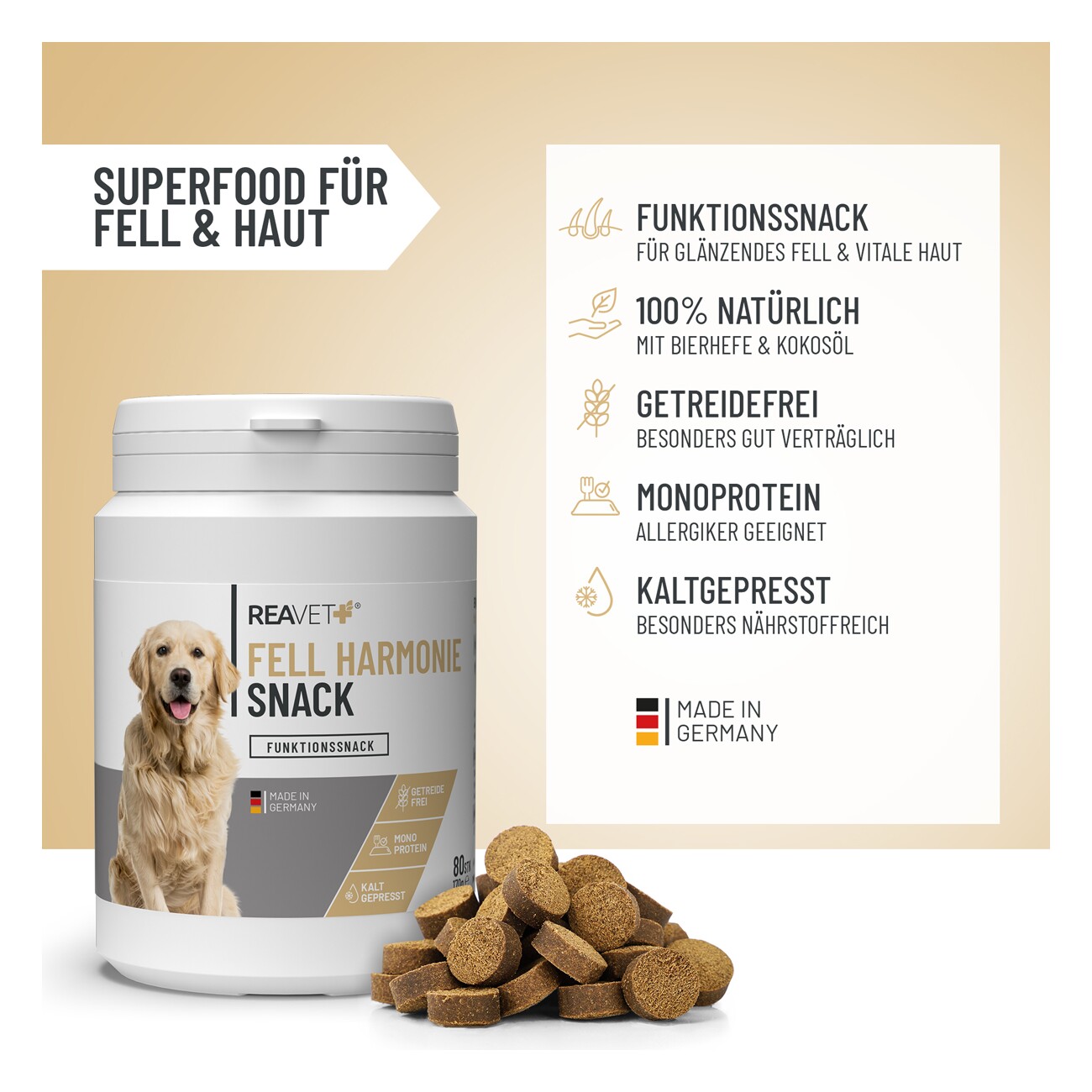 REAVET Fell Harmonie Snack 170g