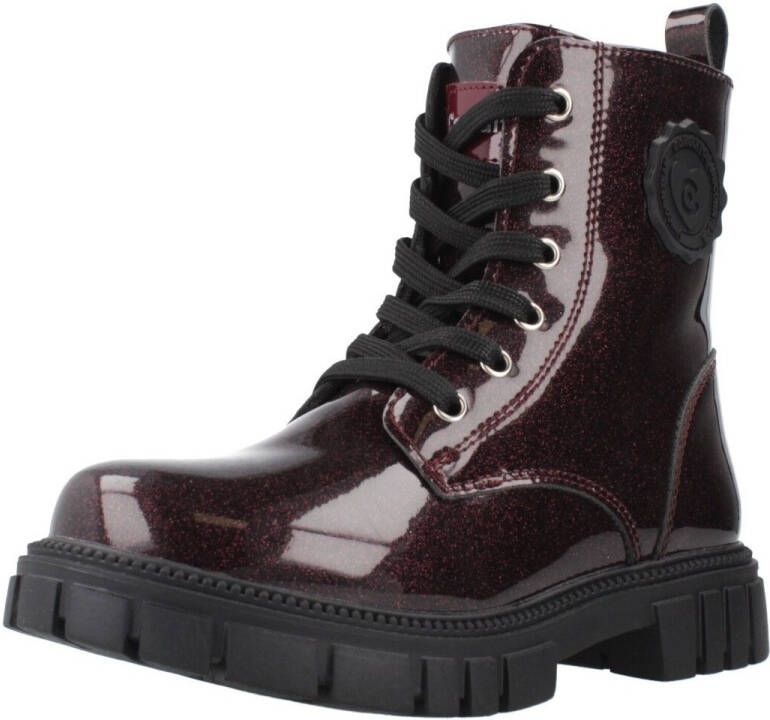 CONGUITOS Meisjes Veterboots Rood Synthetisch Lak