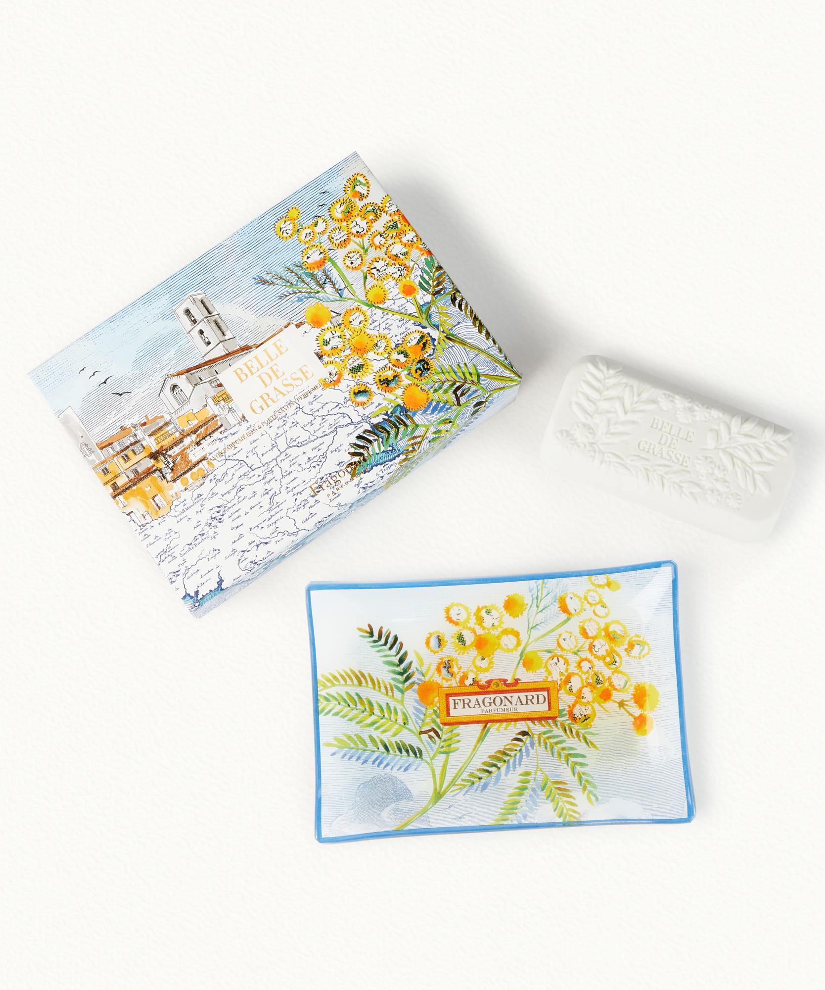 Belle de Grasse  Savon & porte savon - 150g / 10 x 14.5 cm