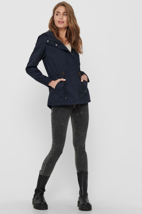 Only blauwe dames jas