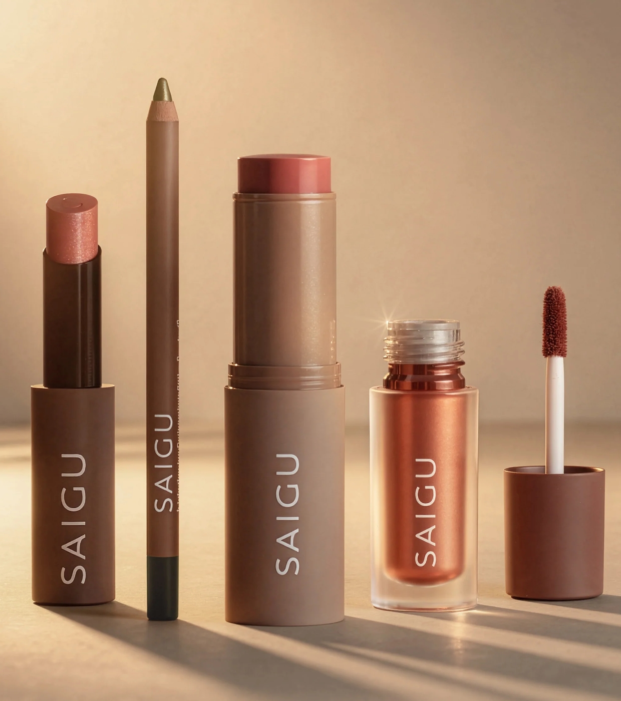 Saigu Cosmetics - *Mediterranean Glow* - Conjunto de Maquiagem Mediterranean Glow