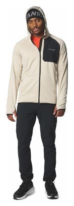 Veste Polaire à Capuche Columbia Triple Canyon II Beige/Noir