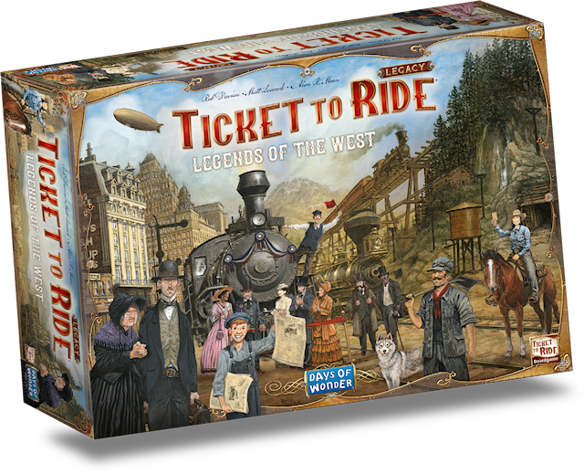 Ticket To Ride Legacy, Legends of the West (EN)