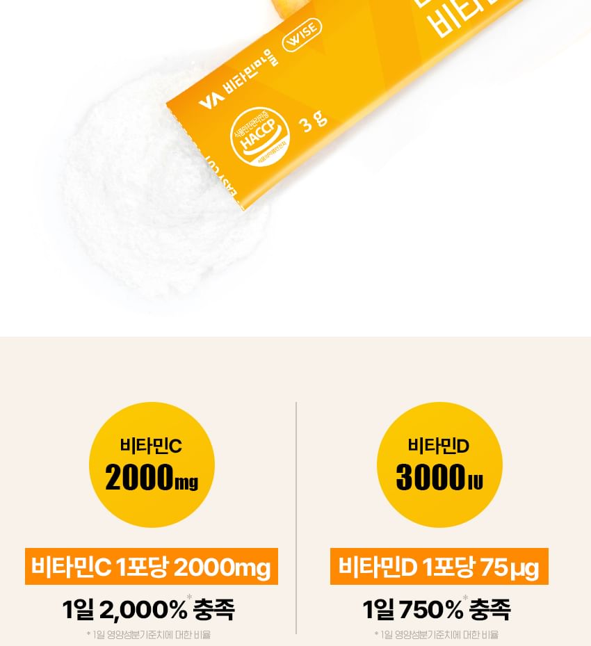 Vitaminedorp - Heerlijke Mega C Vitamine C 2000 Vitamine D 3000