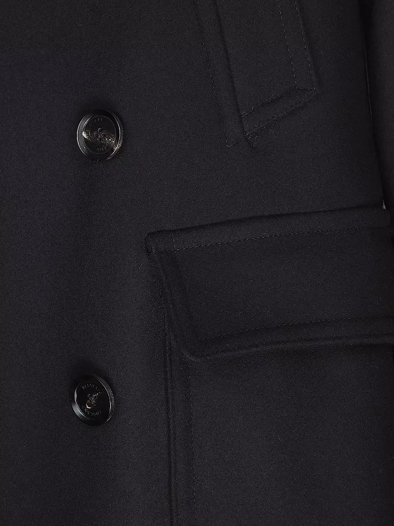 BELSTAFF Wollmantel MILFORD LONG COAT blau