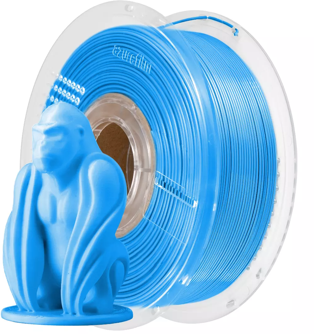 AzureFilm  PETG Hyper Speed Blue, 1,75 mm / 1000 g    Hochwertiges Universal-Filament