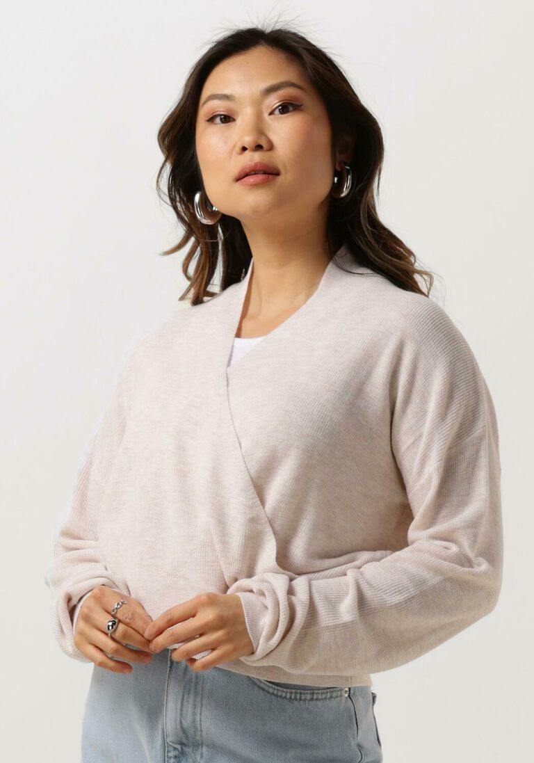 ANOTHER LABEL gebroken wit another label trui len knitted pull l/s