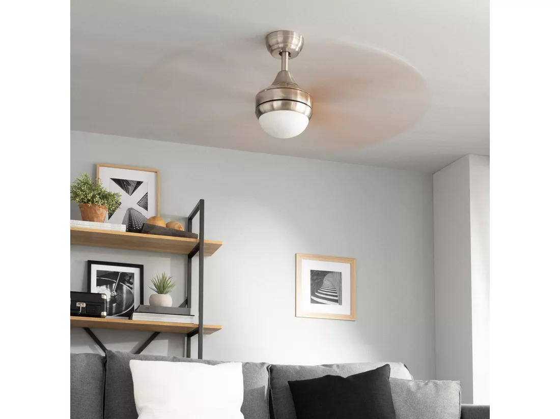 Ventilateur de Plafond Navy Bois 110cm Naturel