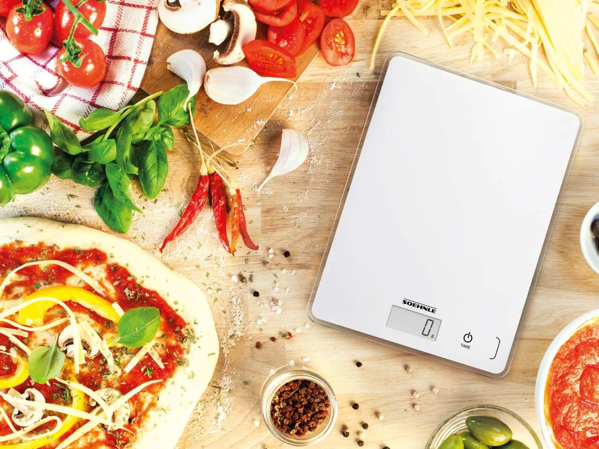 Balance de Cuisine numérique avec fonction tare blanc Soehnle