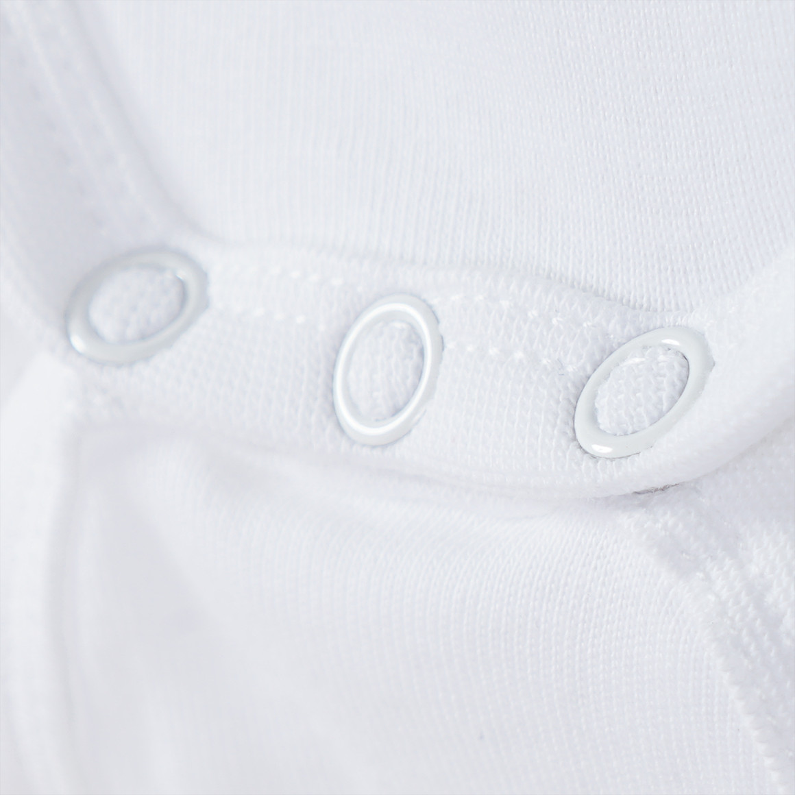 Topomini 2 Baby Langarmbodys im Set weiss