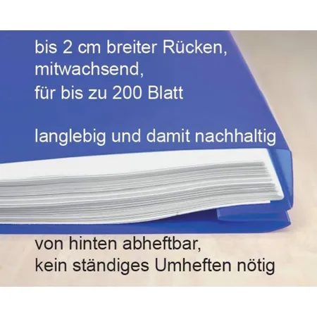 FLVG Schnellhefter blau, DIN A4 - Edition Onkel Schwerdt