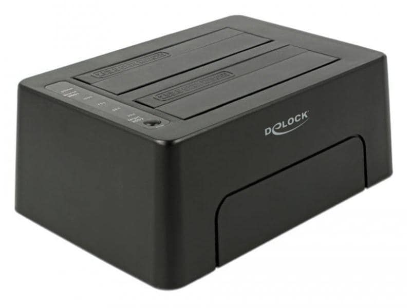 Delock Docking- und Klonstation Dual Sata HDD / SSD Dockingstation für zwei 2.5