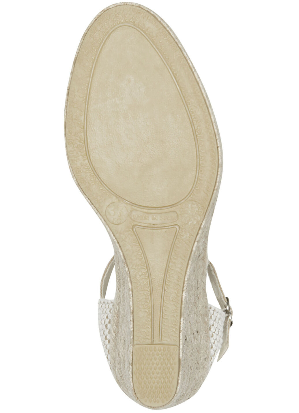 Sandalette aus Textilmaterial
