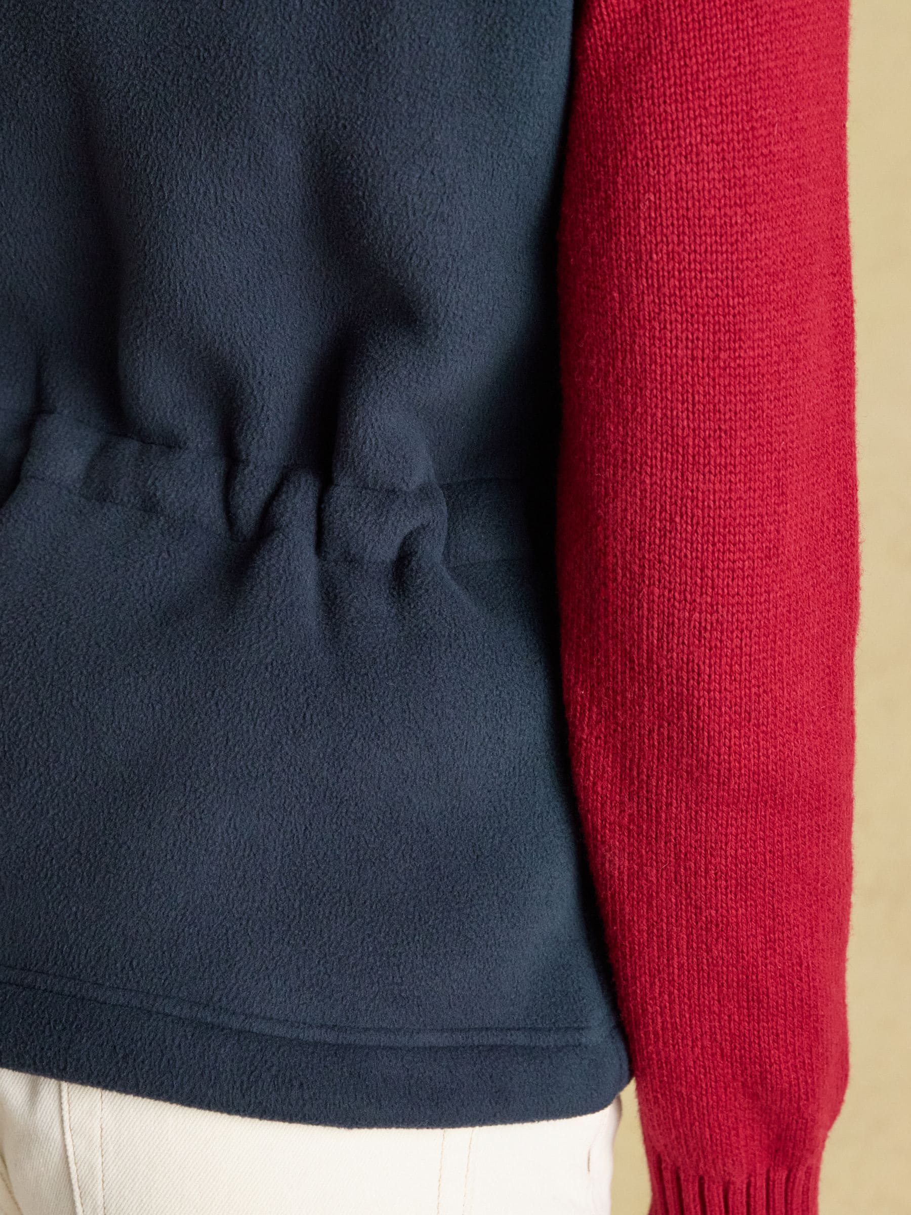Donkerblauw - Joules Heritage fleece bodywarmer