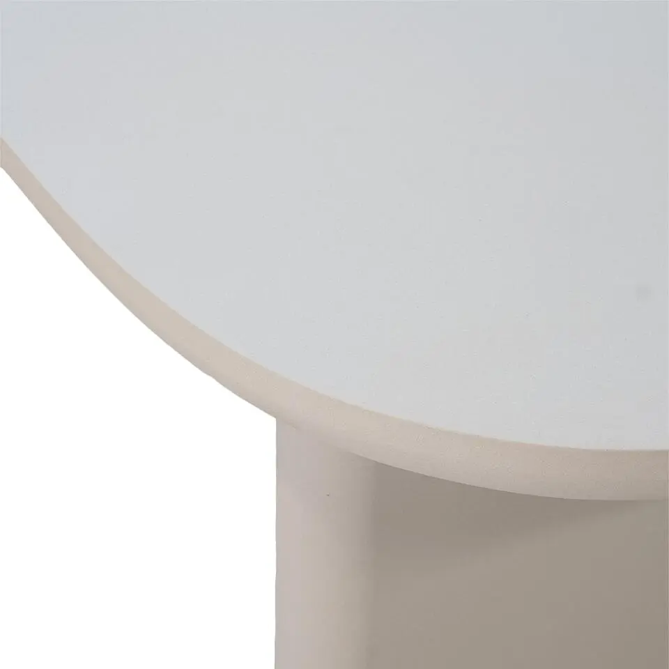 Eettafel Deens Ovaal 240cm - Beige Betonlook - Maya