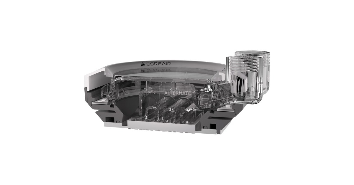 CorsairiCUE LINK XC7 RGB ELITE WHITE cpu-koeler  (Wit)
