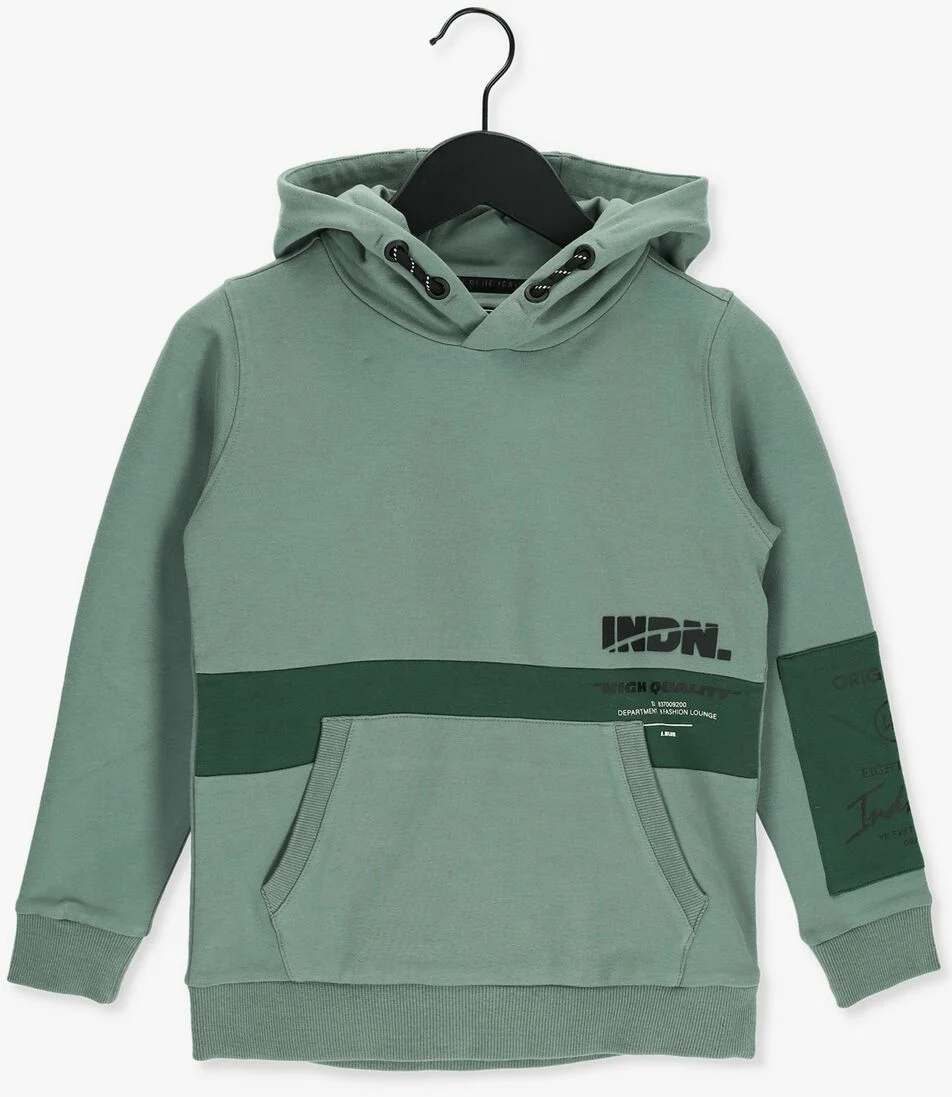 INDIAN BLUE JEANS groene indian blue jeans sweater hooded indn