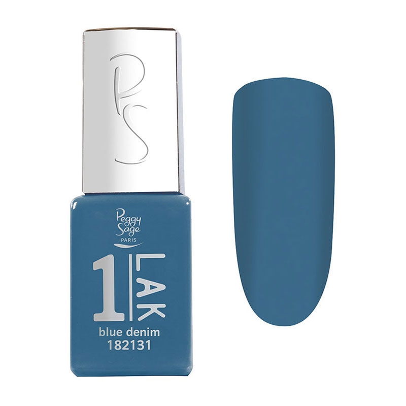 1-LAK vernis semi-permanent 3 en 1 Blue denim