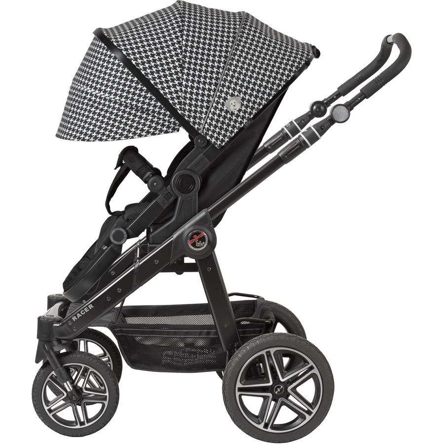 Hartan Kinderwagen Racer GTX mit Handbremse Bellybutton elegance (921) Gestellfarbe schwarz