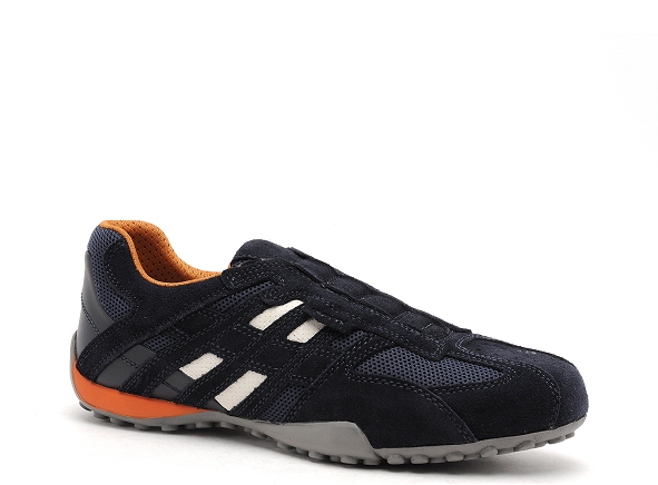 Geox basses homme u4207l uomo snake bleu
