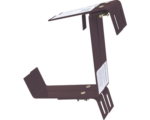 Bloembakhouder type E voor balustrade, bruin