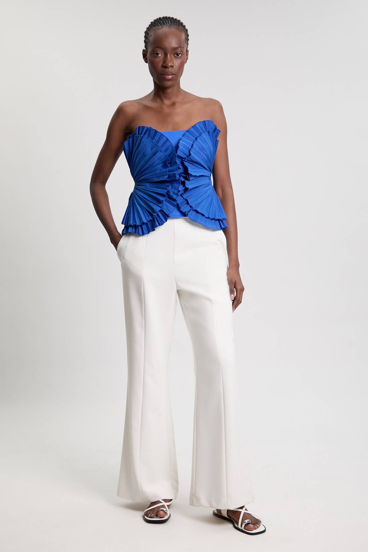 KarenMillen Top Sans Manches À Volants