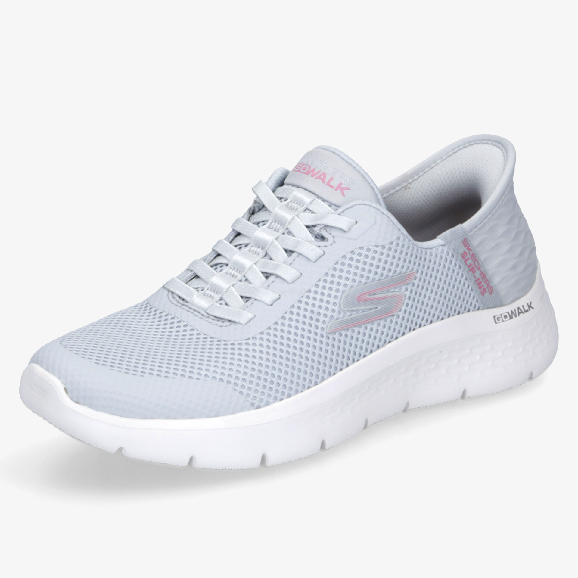 SKECHERS Go Walk Flex Damen Sneaker Low grau