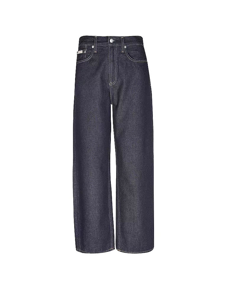 CALVIN KLEIN JEANS Jeans Mom Fit BARREL dunkelblau