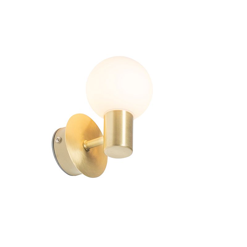 Smart wandlamp goud IP44 incl. Wifi G9 - Cederic Up