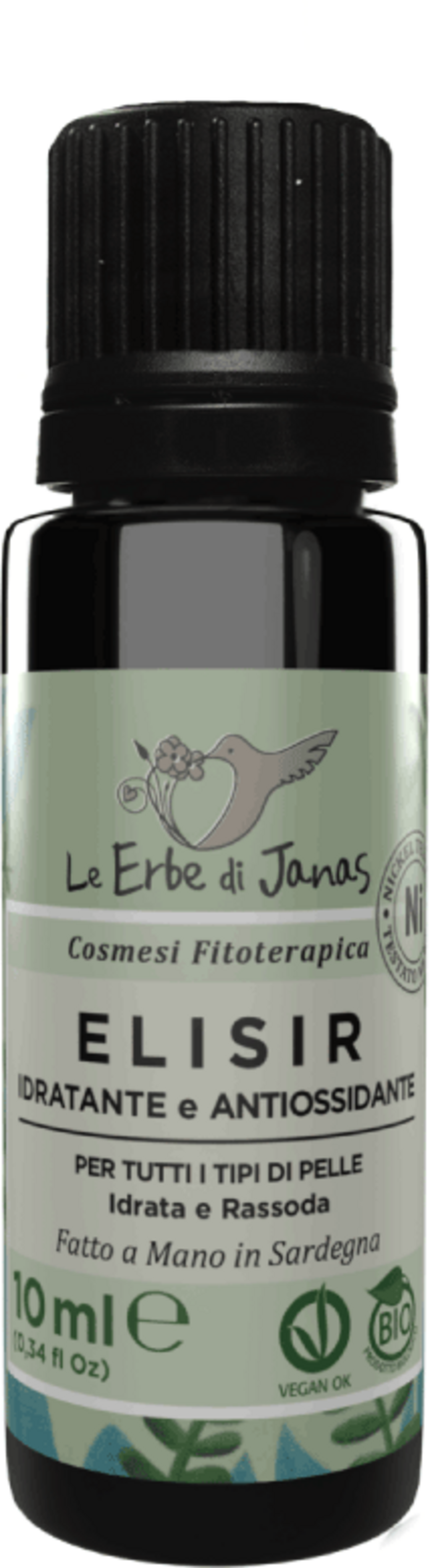 Le Erbe di Janas  Feuchtigkeitsspendendes & Antioxidatives Elixier, 10 ml