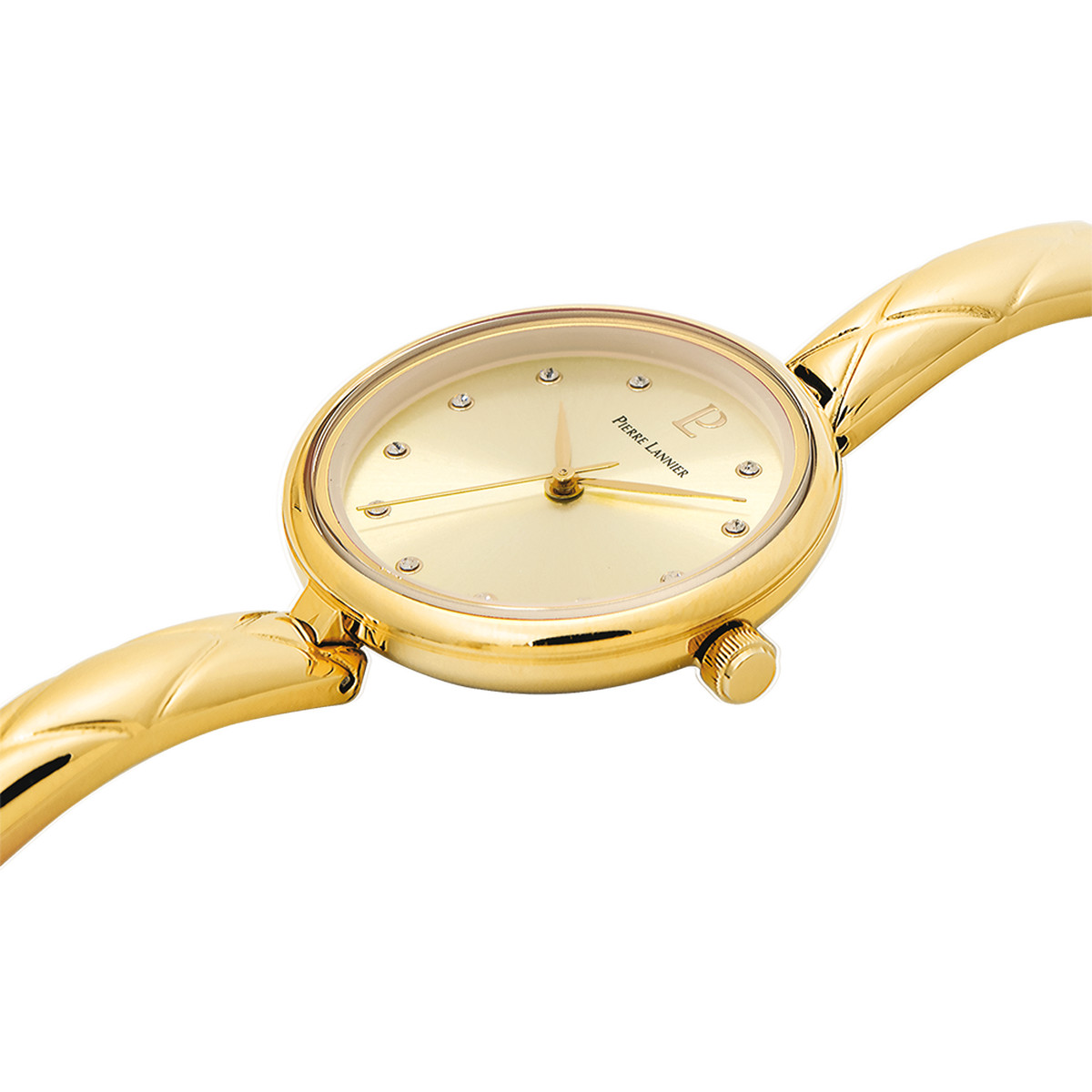 Montre PIERRE LANNIER Leia femme bracelet acier doré