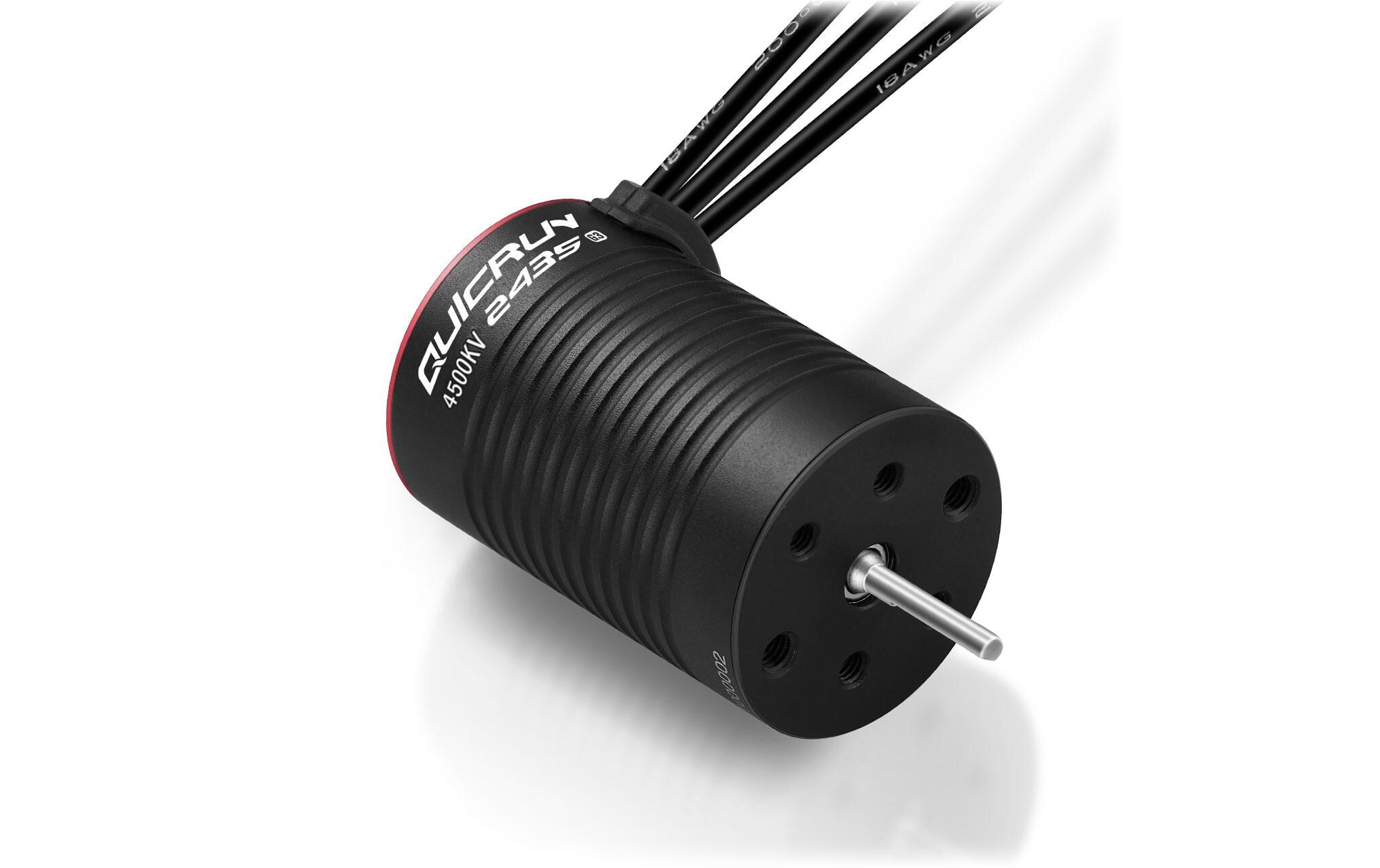 Brushless-Antriebsset WP16BL30 Combo 2435SL 4500KV G3 2SBrushless Sensorless Motor und ESC für RC-Fahrzeuge im Massstab 1:16 und 1:18