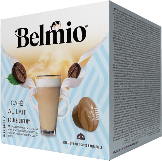 Belmio Café Au Lait kaffekapsler til Dolce Gusto (16 stk.)
