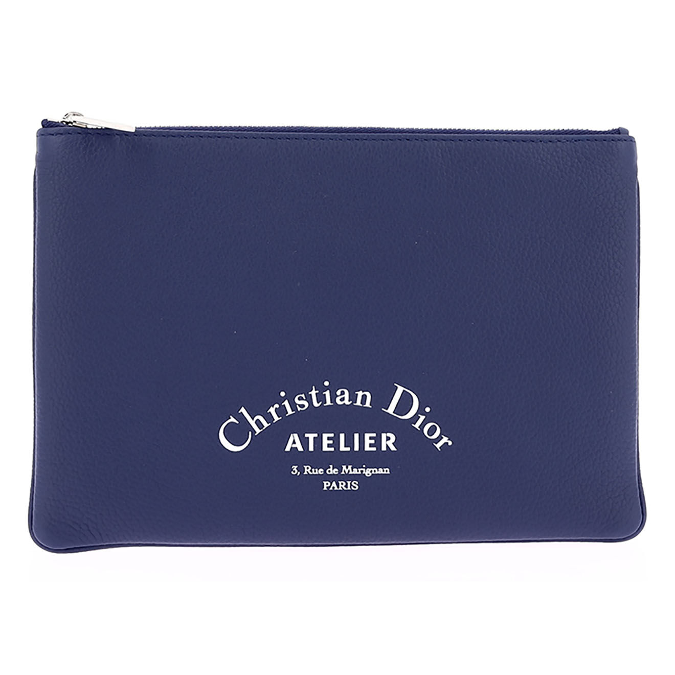 Dior Pochette Atelier en Cuir bleue - Neuf avec étiquette - 23.5x16 cm