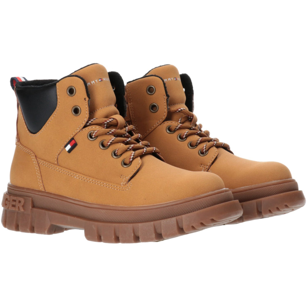 Køb Tommy Hilfiger Ochre Lace-Up Støvle