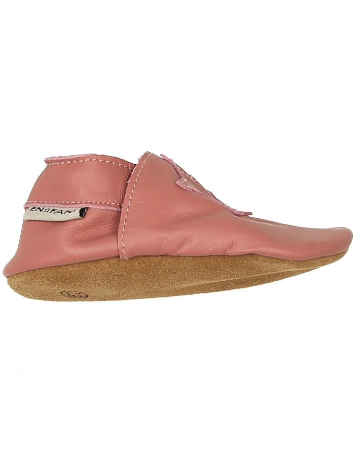 Krabbelschuhe STAR in old rose