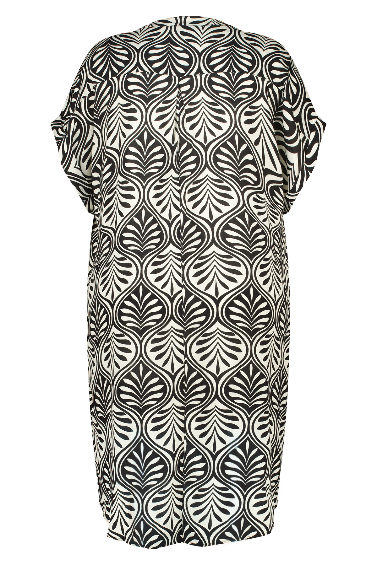 Midi jurk met print Multi Grey/ Black