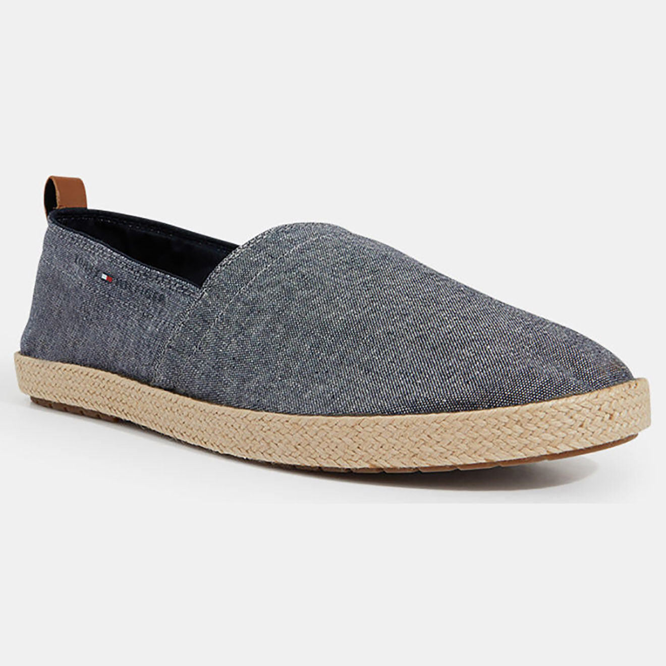 Tommy Hilfiger Espadrilles en Lin Chambray bleues