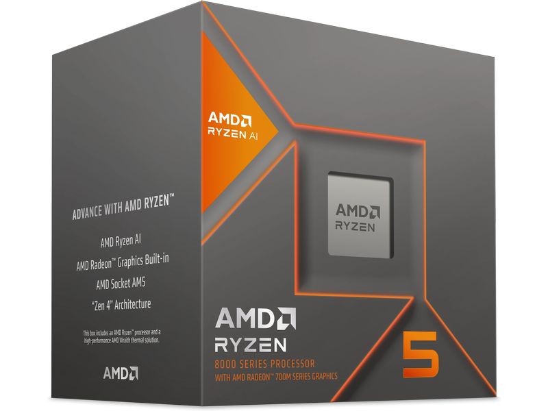 AMD CPU Ryzen 5 8600G 4.3 GHz Desktop-Prozessor für Gamer und Kreative