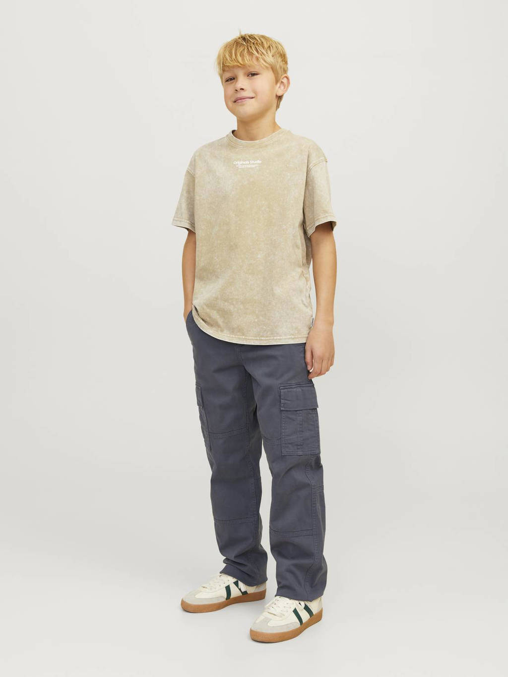 JACK & JONES loose fit cargobroek JPSTKANE JJHARLOW